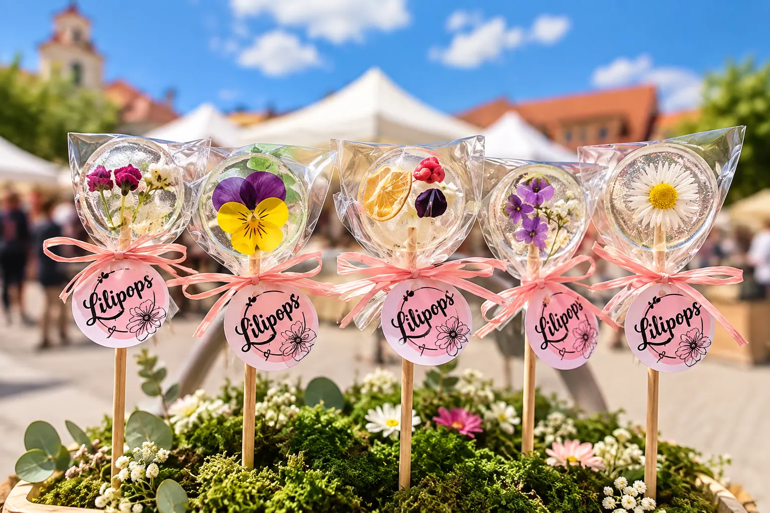 Ručně vyráběná lízátka Lilipops
