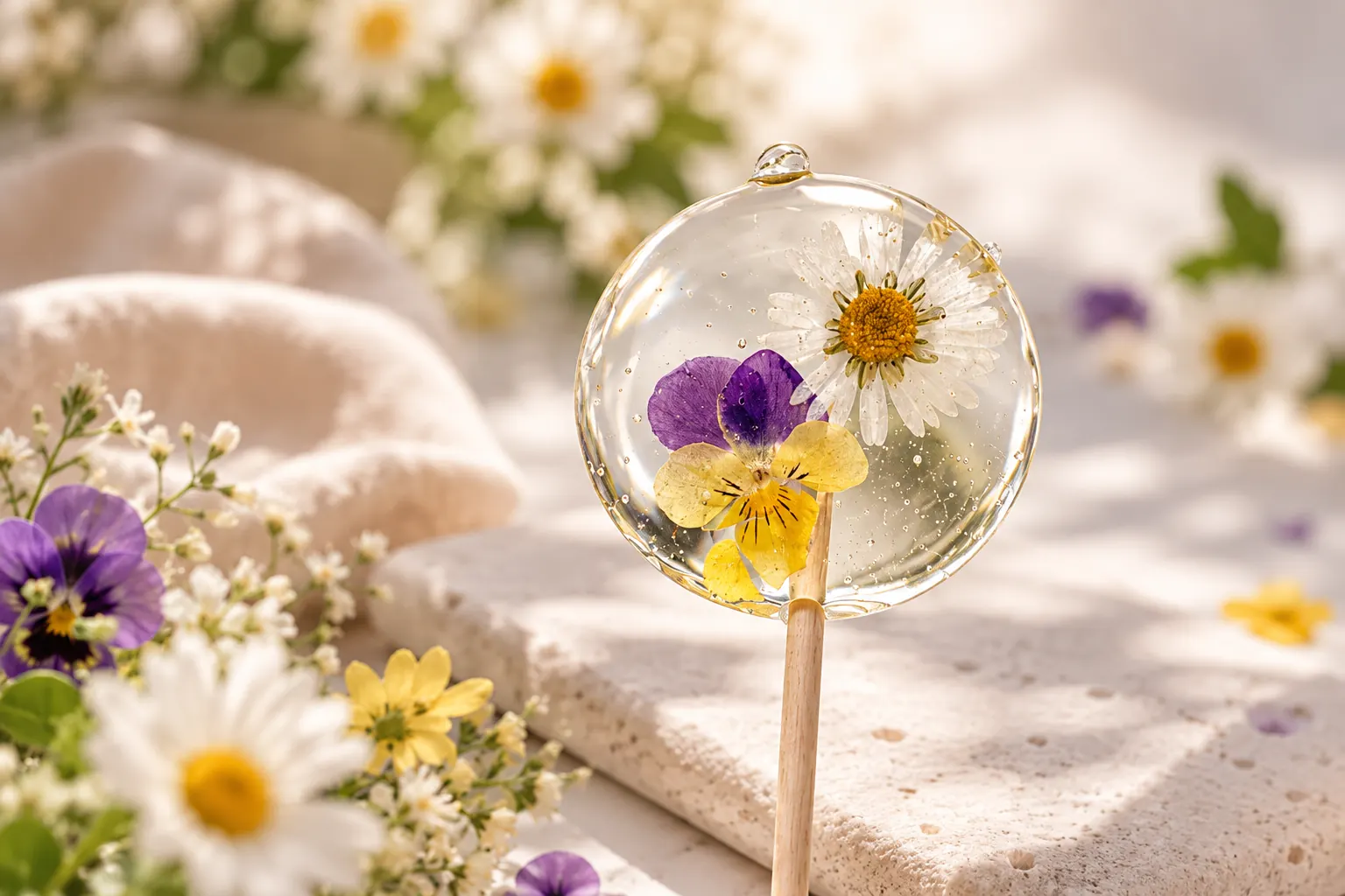 Květinové lízátko Lilipops