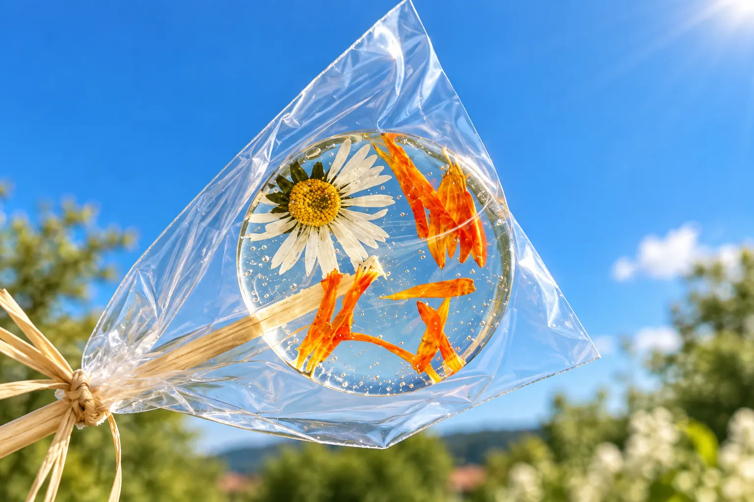 Ručně vyráběná květinová lízátka Lilipops